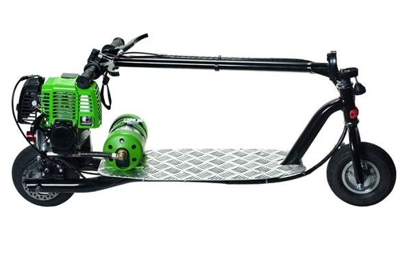 新式代步工具：丙烷摩托車