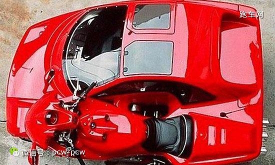 真心跪了！法拉利造型偏斗三輪摩托