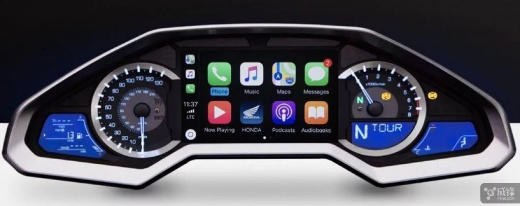 2018款本田金翼摩托車將支持蘋果CarPlay