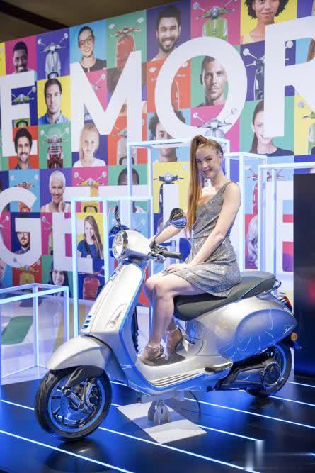 VESPA推出油電混動摩托車續(xù)航里程可達200公里