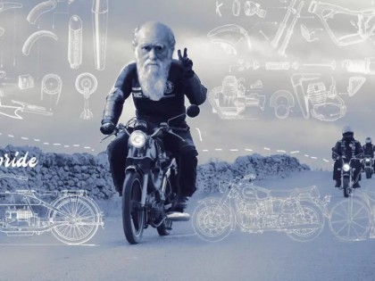 如果坐在摩托車上學歷史，我肯定考滿分