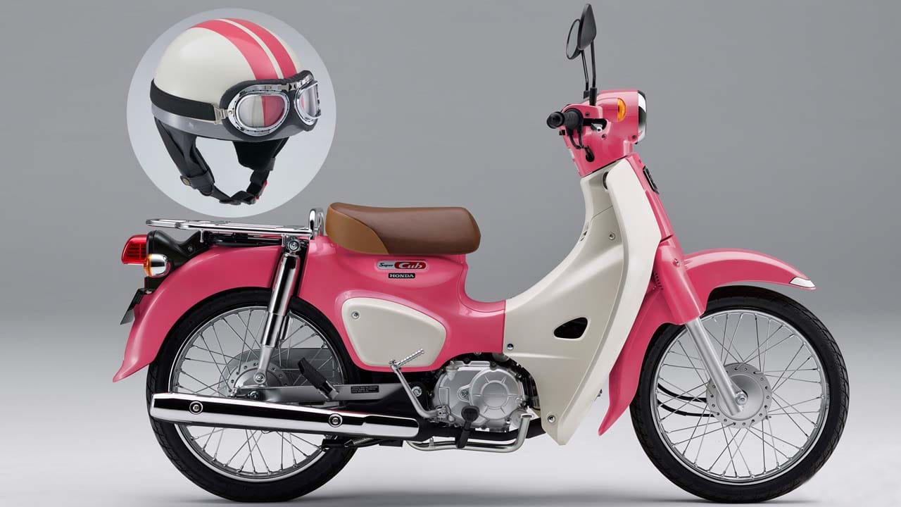 動漫里的摩托車 本田Super Cub粉色版上市 全球限量兩千臺