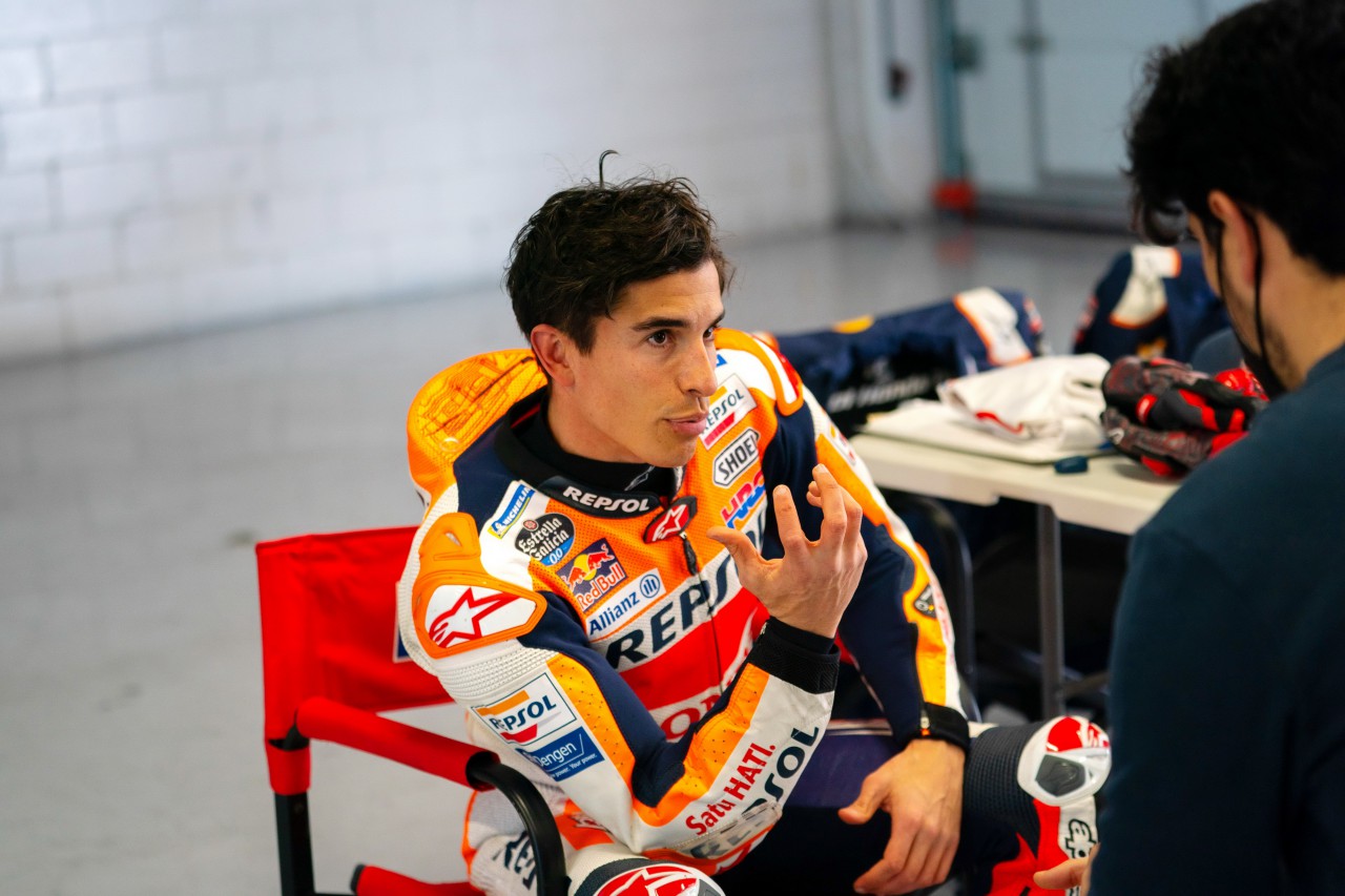 馬昆斯在加泰羅尼亞賽道以 RC213V-S 作測試