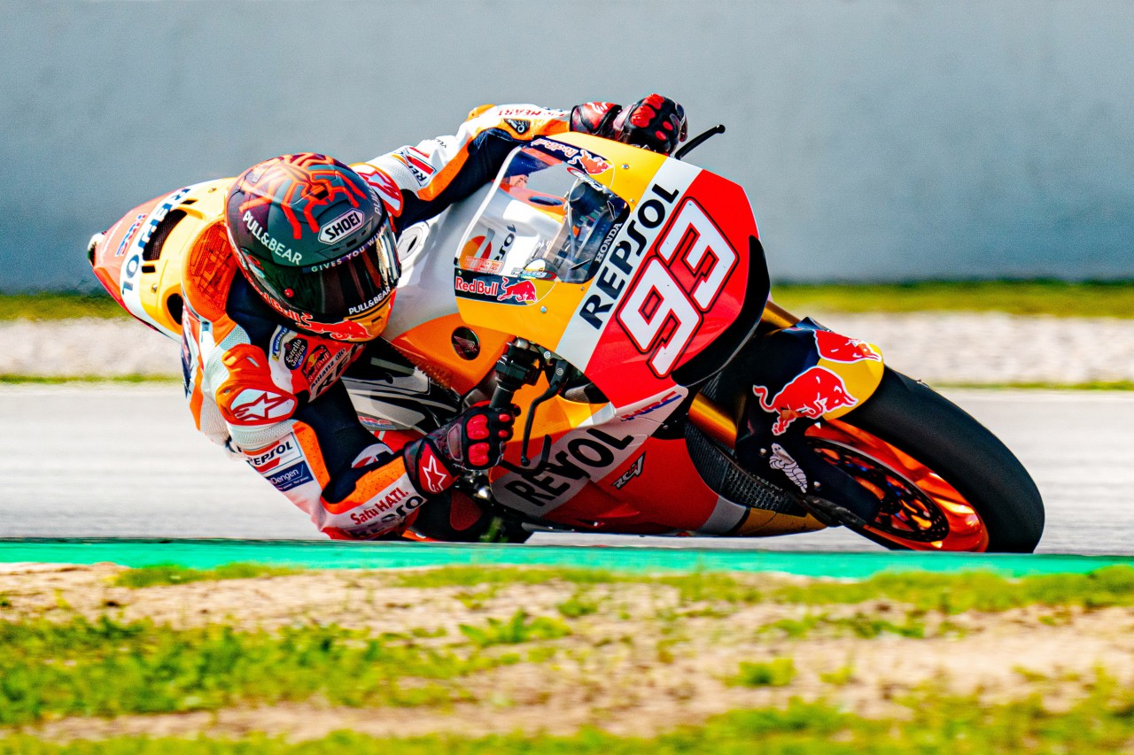 馬昆斯在加泰羅尼亞賽道以 RC213V-S 作測試