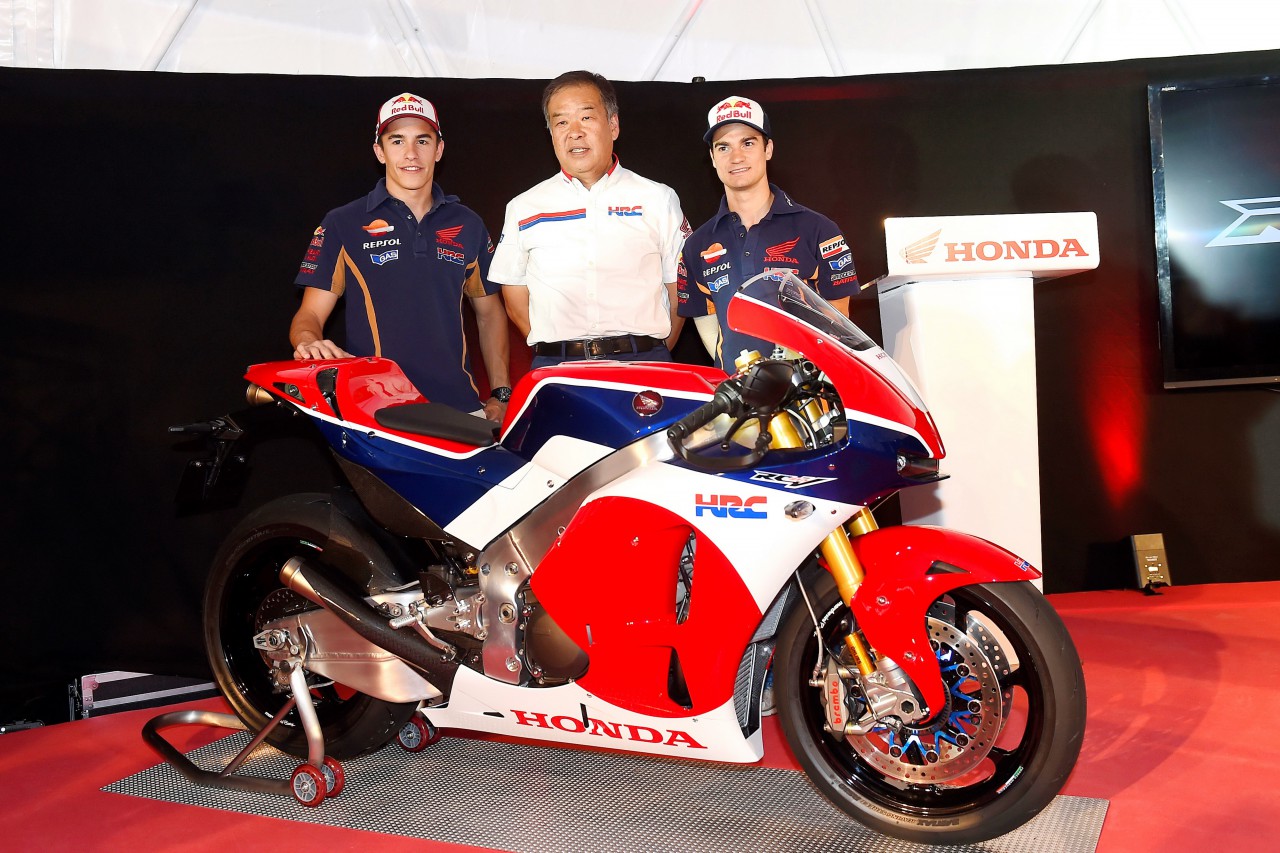 馬昆斯在加泰羅尼亞賽道以 RC213V-S 作測試