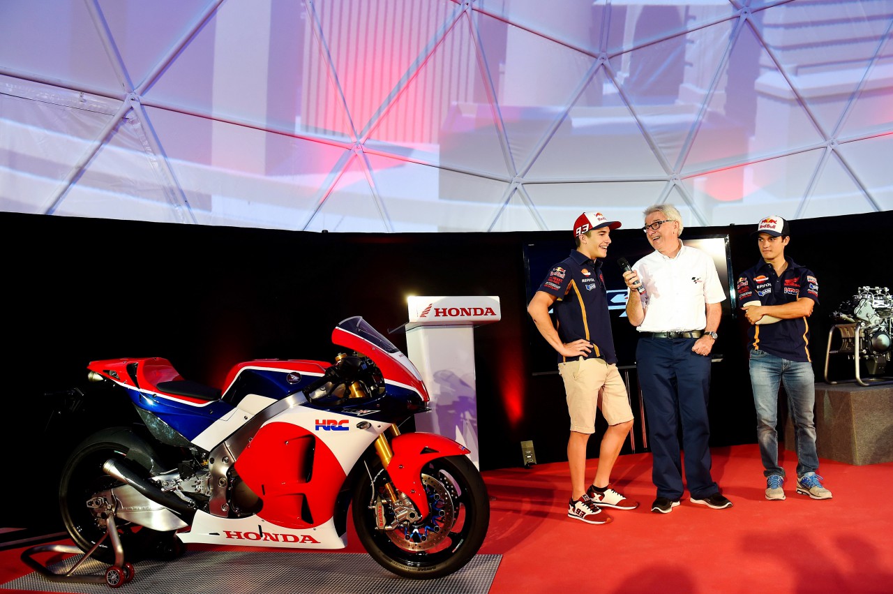 馬昆斯在加泰羅尼亞賽道以 RC213V-S 作測試