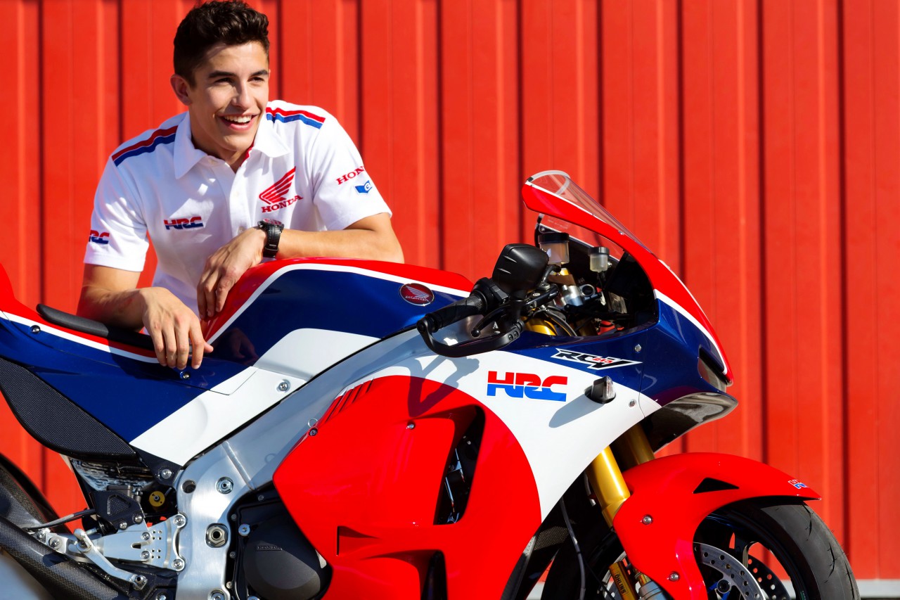 馬昆斯在加泰羅尼亞賽道以 RC213V-S 作測試