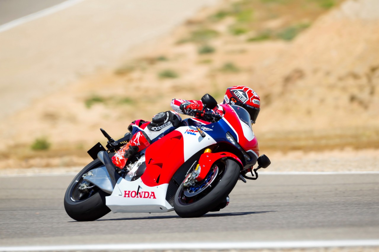 馬昆斯在加泰羅尼亞賽道以 RC213V-S 作測試