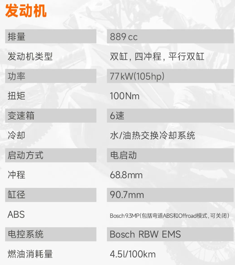 KTM 890 ADVENTURE R 越野摩托車