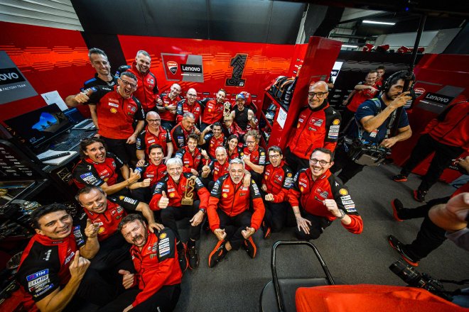 杜卡迪統(tǒng)治MotoGP&trade;，連續(xù)第三年贏得世界冠軍